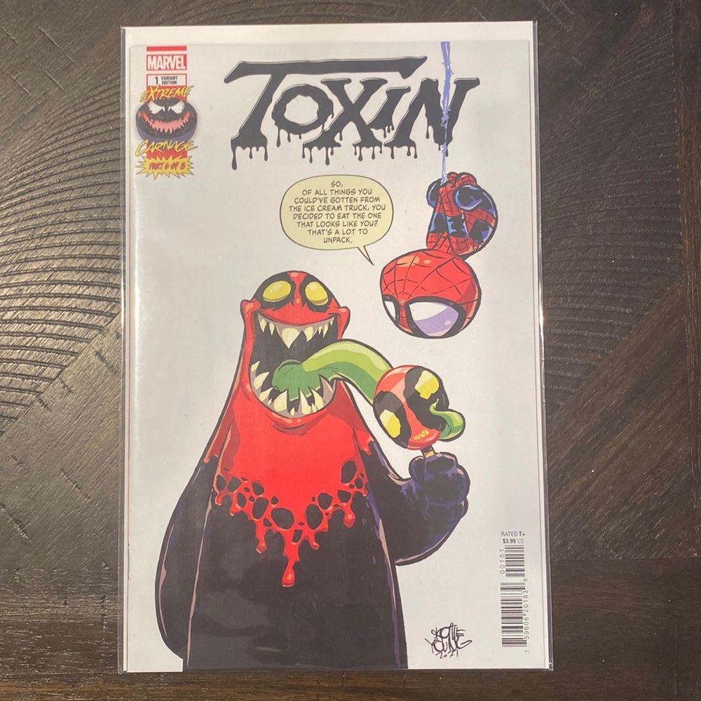 Extreme Carnage Toxin - Skottie young variant